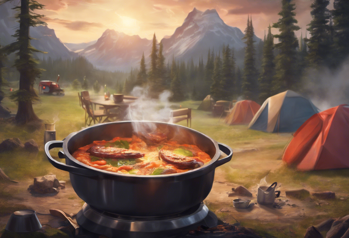 one-pot camping food, campground